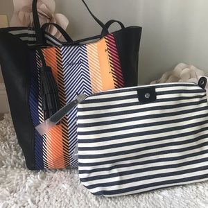 Splendid Key West LG Tote Multi Stripe